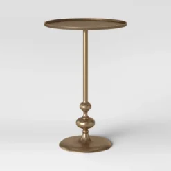 Londonberry Turned Accent Table Brass - Threshold -Threshold Living Room Sales Store GUEST d25fc13c e72a 48a7 a4ae 5073d83ccc11