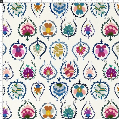 Poppy Ottoman In Damask - Skyline Furniture 4 Poppy Ottoman In Damask - Skyline Furniture - Image 4