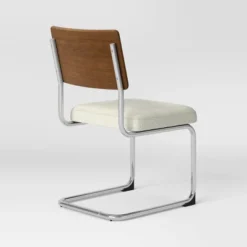 2pk Cecilton Chrome Cantilever Dining Chairs Cream Boucle - Threshold™ -Threshold Living Room Sales Store GUEST da5167cd 3a46 4c0c a287 6bc5e486b905