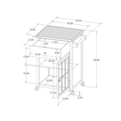 Windham Wood Top Kitchen Cart - Black - Threshold™ 15 Windham Wood Top Kitchen Cart - Black - Threshold™ -Threshold Living Room Sales Store GUEST dea9d574 4d43 47af 9b54 441db16c8996