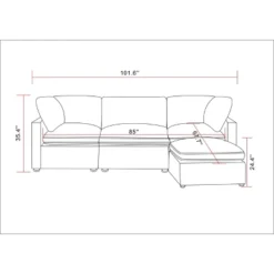 4pc Allandale Modular Sectional Sofa Set Gray - Threshold™ -Threshold Living Room Sales Store GUEST e98f9434 244c 4a06 a88e b03b6016a2f1