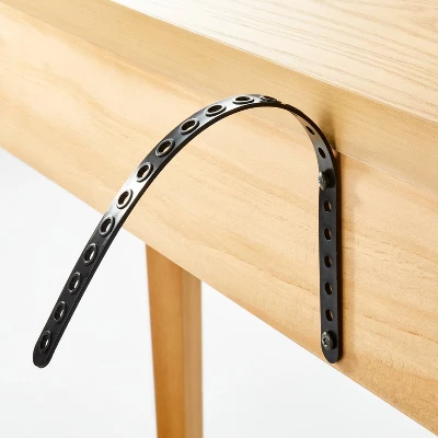 Thousand Oaks Wood Scalloped Demilune Console Table - Threshold™ Designed With Studio McGee 4 Thousand Oaks Wood Scalloped Demilune Console Table - Threshold™ Designed With Studio McGee - Image 4