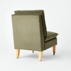 Talbert Pillow Top Slipper Chair With Casters - Threshold™ Designed With Studio McGee 8 Talbert Pillow Top Slipper Chair With Casters - Threshold™ Designed With Studio McGee -Threshold Living Room Sales Store GUEST ebca91d2 ec12 4de8 be4a 02d1593e286c