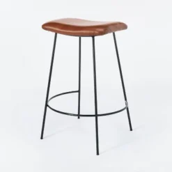 Clarkston Metal Counter Height Barstool With Upholstered Seat - Threshold™ Designed With Studio McGee -Threshold Living Room Sales Store GUEST f178119f 0fe3 43a4 ad93 334f1320cdb3