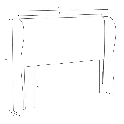 Tufted Woven Upholstered Wingback Headboard - Skyline Furniture 5 Tufted Woven Upholstered Wingback Headboard - Skyline Furniture - Image 5