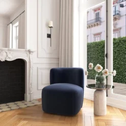 Neko Swivel Chair In Luxe Velvet - Threshold™ -Threshold Living Room Sales Store GUEST f64e651e 4b15 4042 ae83 2f3db6e8813f