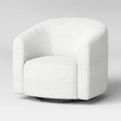 Aveline Large Scale Faux Shearling Swivel Chair - Threshold™ -Threshold Living Room Sales Store GUEST fa191b6c 6ad6 4408 8c49 27d741d21140