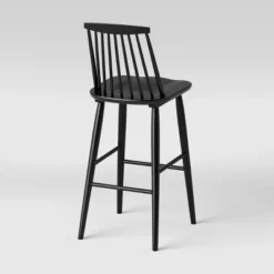 Harwich High Back Windsor Barstool Black - Threshold™ -Threshold Living Room Sales Store GUEST fce15d49 3701 4c7f 9111 5c3e5a177a44