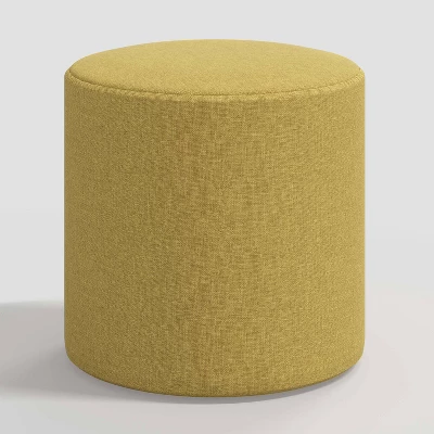 Round Thalia Ottoman In Textured Linen - Threshold™ 6 Round Thalia Ottoman In Textured Linen - Threshold™ - Image 6